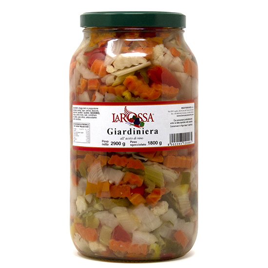 Giardiniera all'aceto di vino